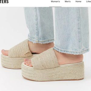 Urban Outfitters Angie Espadrille Platform Sandal